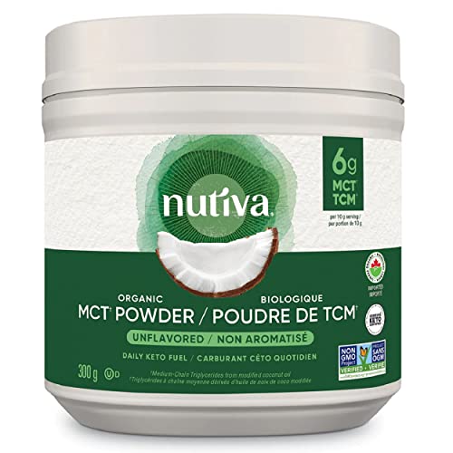 Nutiva Organic MCT Powder with Prebiotic Acacia Fiber
