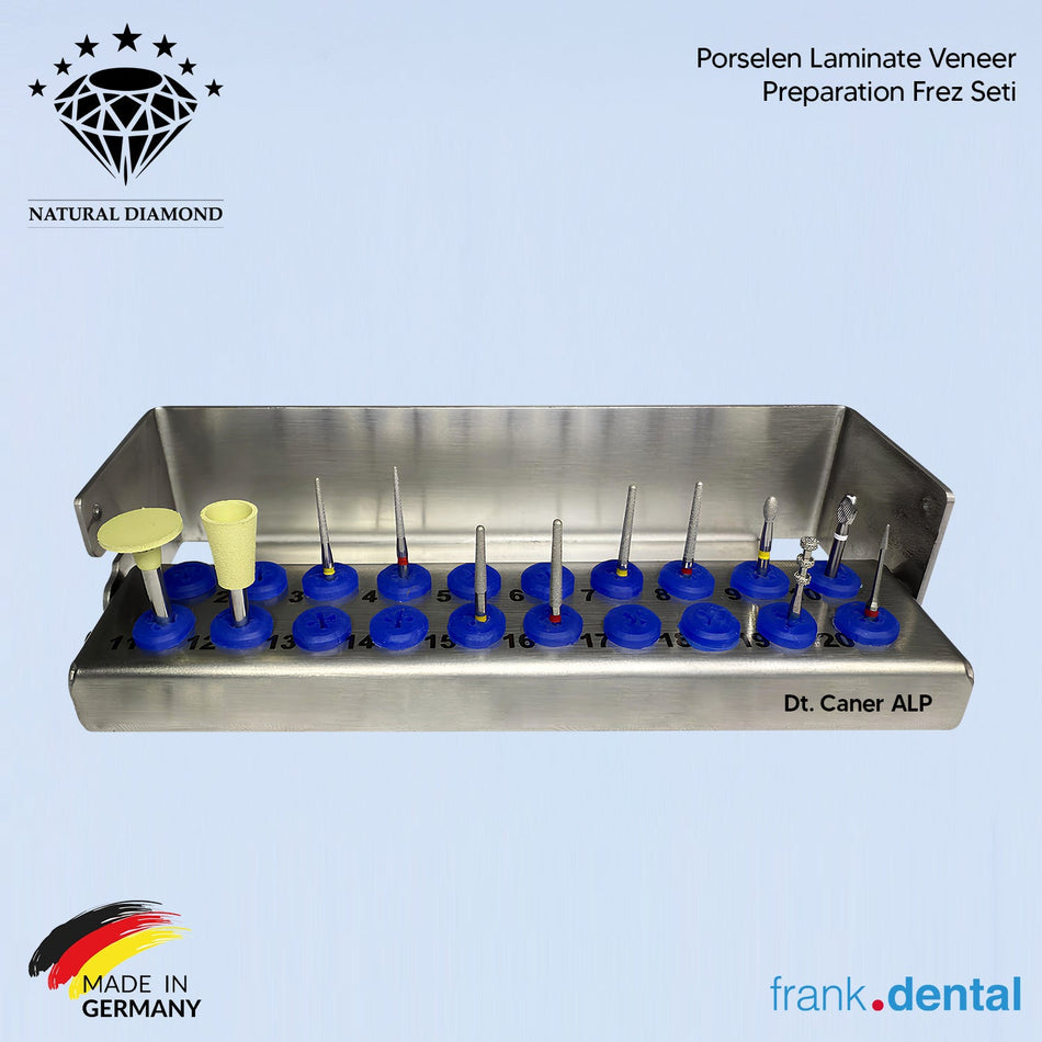 Dt. Caner ALP Porcelain Laminate Veneer Preparation Bur Kit