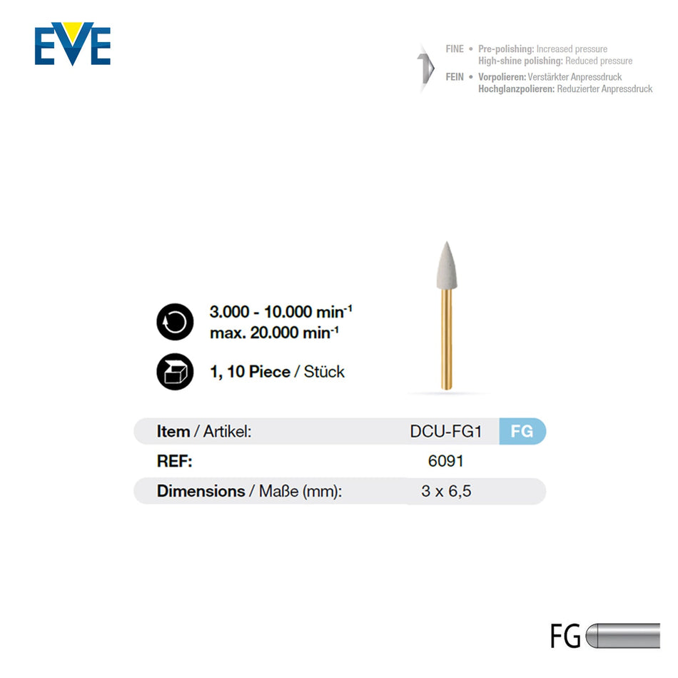 Diacomp Ultra Single Stage Composite Polish Refill - Aerator