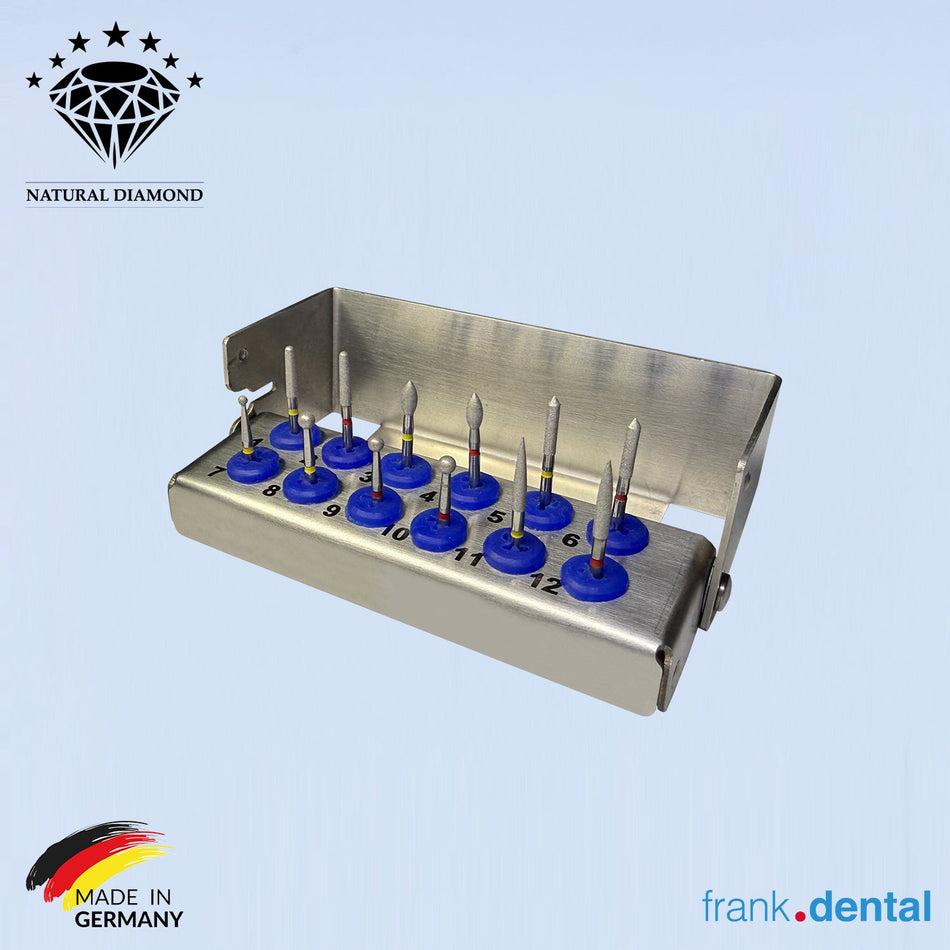 Dental Natural Diamond Bur - Composite Porcelain - Finishing and Polishing Set