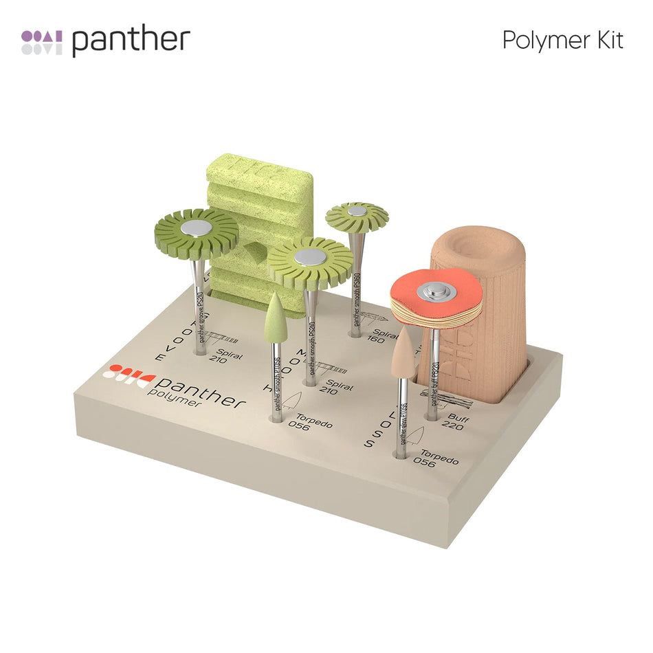 Panther Polymer Kit – Polishing and Finishing of Temporary & Permanent Composites
