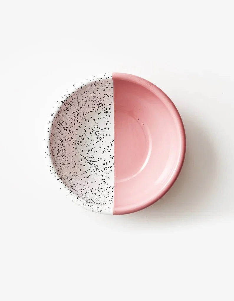 Kapka - Mind - Pop Salad Bowl - Enamel Vintage Look Washable Salad Bowl / Kapka