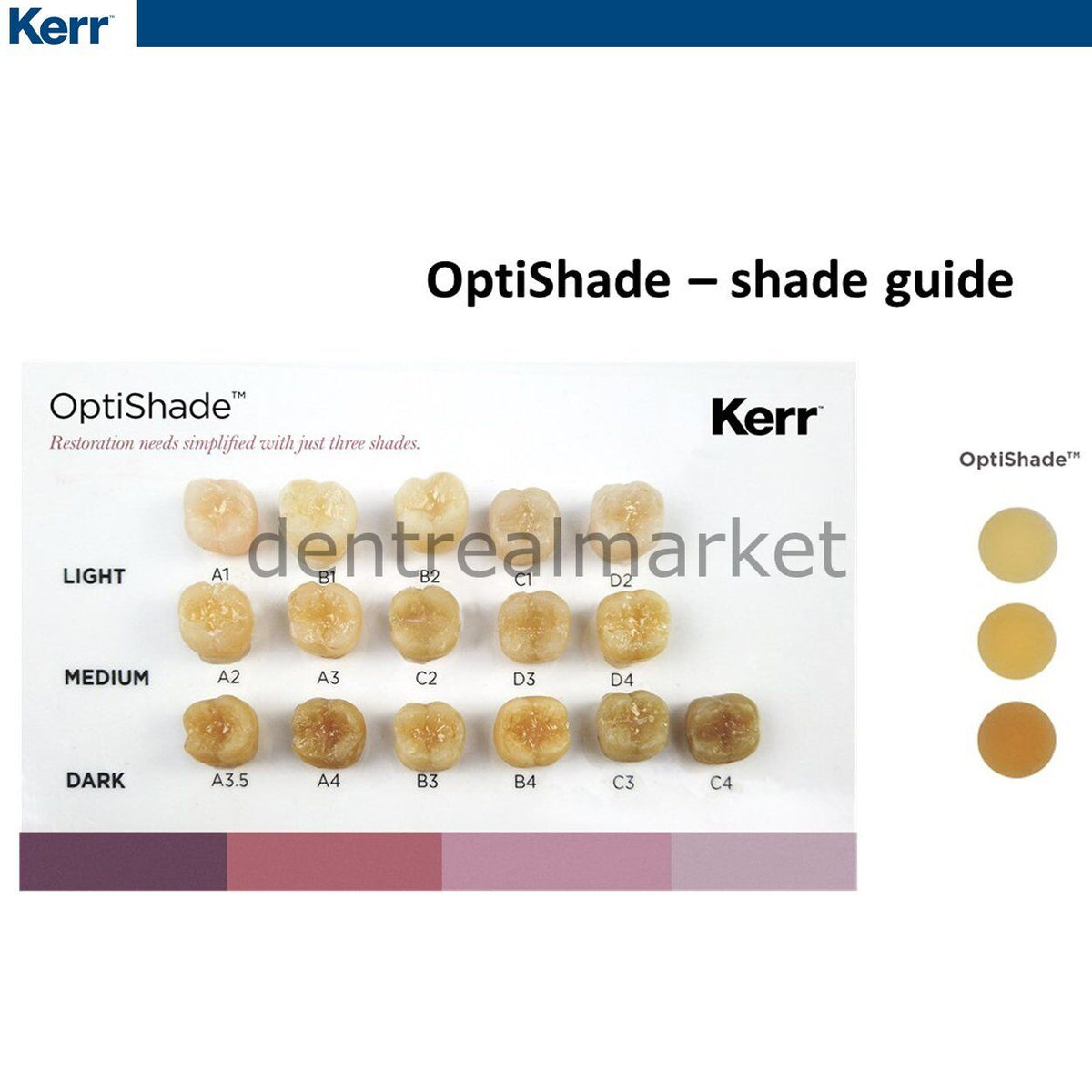 Kerr OptiShade Practical Universal Composite + OptiBond Universal Bonding Promotion