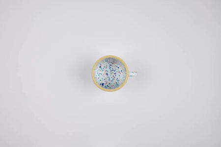 Kapka - Wonder Wheel Mug - Enamel Vintage Look Washable Mug / Kapka