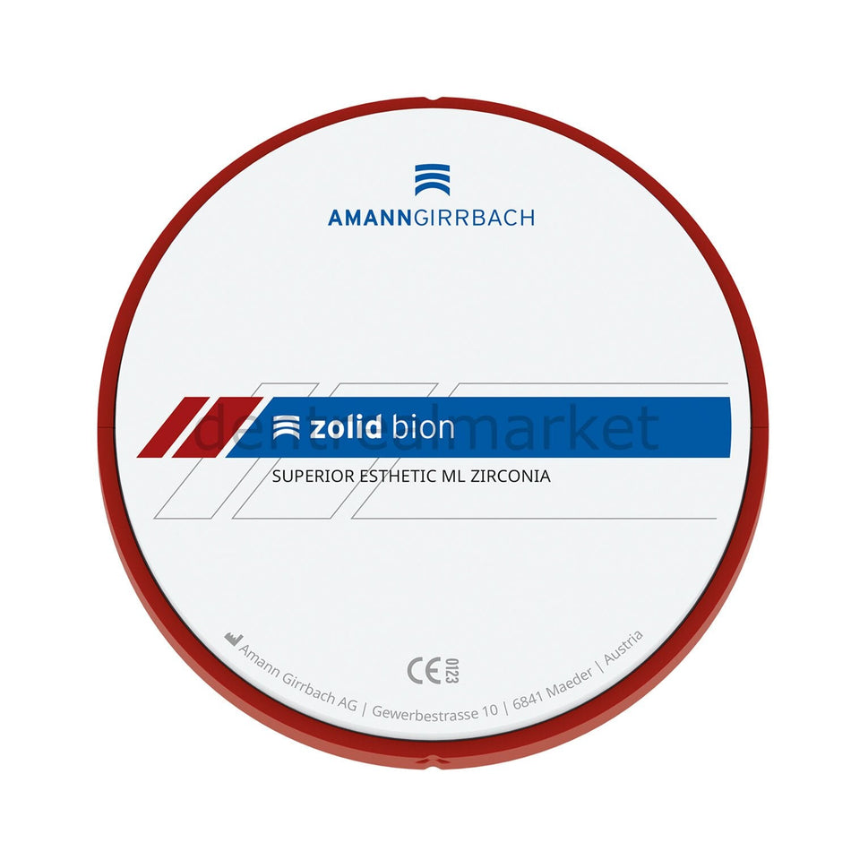 Amanngirrbach Zolid Bion Multilayer Zirconium Disk Block 98* 14 mm