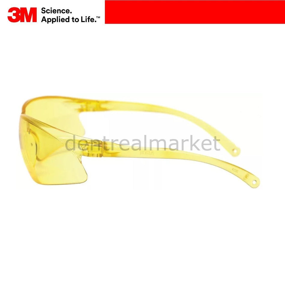 3M Tora Safety Glasses Yellow Hardium As/Af