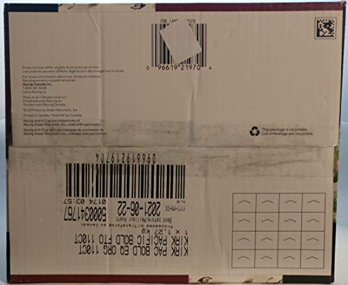 Kirkland Pacific Bold 110 K-Cups, 2 Pack (220 K-Cups)