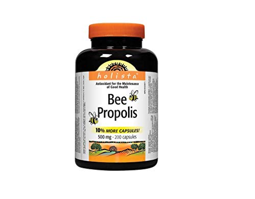 200 Caps./ 500mg, Bee Propolis, Holista®, Guaranteed Quality, Antioxidant. from Canada.