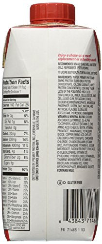 Premier Protein Strawberries & Cream Flavored High Energy Protein Shake 30g Protein of 11 Oz - 18 Pack Cos24