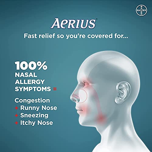 Aerius Fast & Effective, Non Drowsy, 24-Hour Allergy Relief
