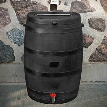 ECO 189 L (50 USG) Black Rain Barrel