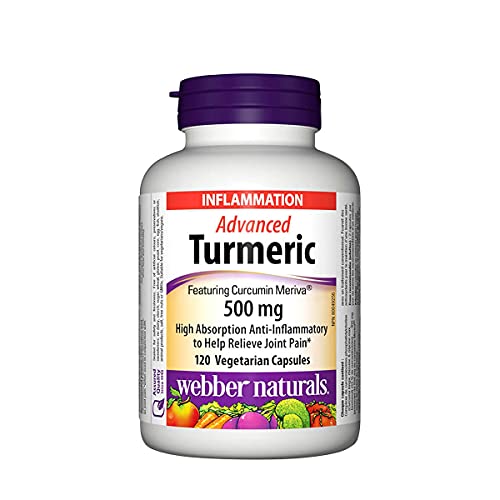 Webber Naturals Advanced Turmeric (120 Capsules), 120 Count