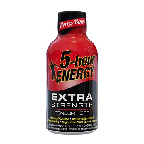 5-hour Energy - Extra Strength - Berry - 1 box of 12 x 57ml bottles