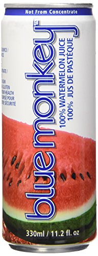 BLUE MONKEY 100% Watermelon Juice 330mL, 12 count