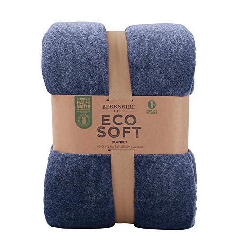 Berkshire Life EcoSoft Blanket Queen Blue