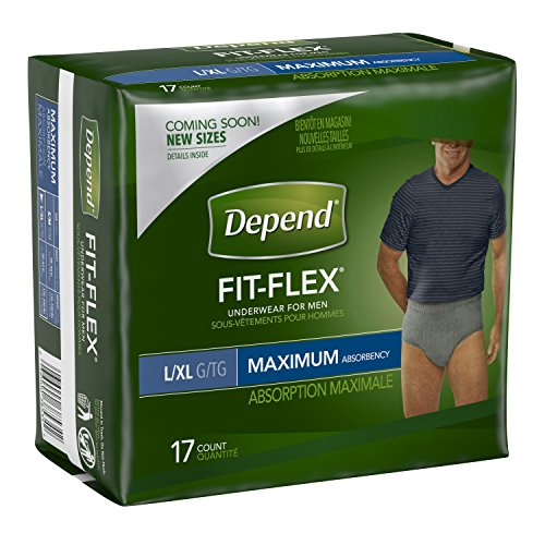 Depend FIT-Flex Incontinence Underwear for Men, Maximum Absorbency, L/ –  RedBay Dental