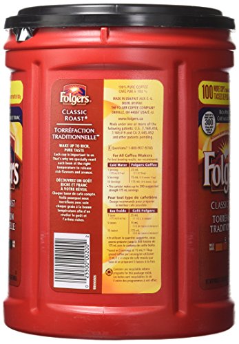 Folgers Classic Roast 1.36 KG, 1.36 Kilogram