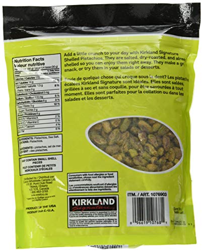 Kirkland Signature Shelled Pistachio, 0.680 Kg