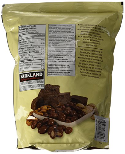 Kirkland Signature Milk Chocolate Almonds, 1.5 Kilogram