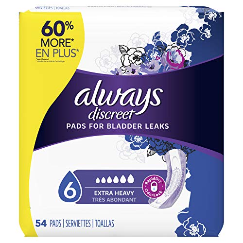 Always Discreet Incontinence and Postpartum Pads for Women