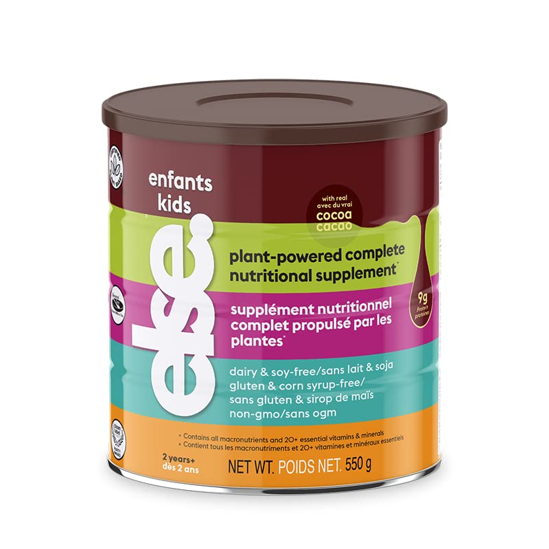 Else Nutrition Kids complete nutritional supplement Powder, Plant-Based, Clean, Dairy-Free, Soy-free, 550g, Cacao