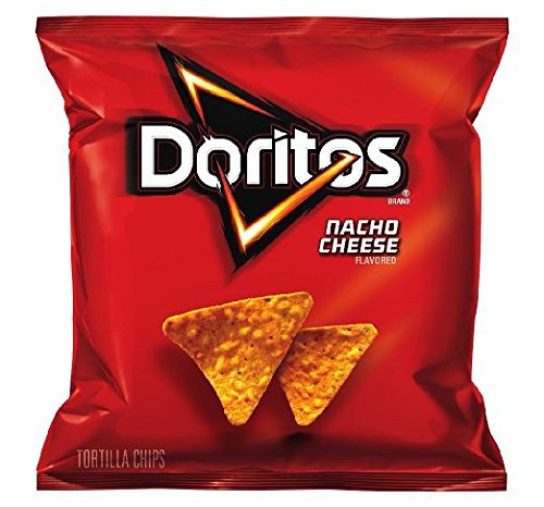 Doritos Nacho Cheese Flavored Tortilla Chips, 40 Grams (Pack of 48)