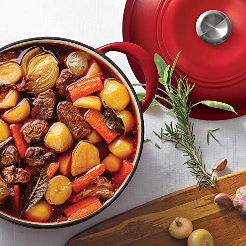 Tramontina Enameled Cast Iron Covered Dutch Oven Combo, 2-Piece (7-Quart & 4-Quart)