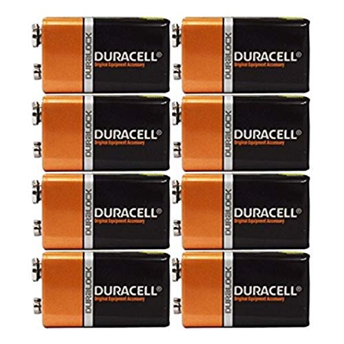 Duracell - CopperTop 9V Alkaline Batteries - Long Lasting, All-Purpose 9 Volt Battery for Household and Business - 8 Count