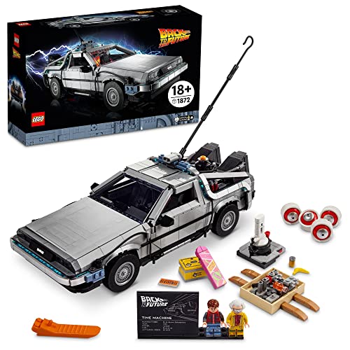 LEGO Back to The Future Time Machine 10300 Building Set for Adults; Build a Detailed Model of a Movie Legend