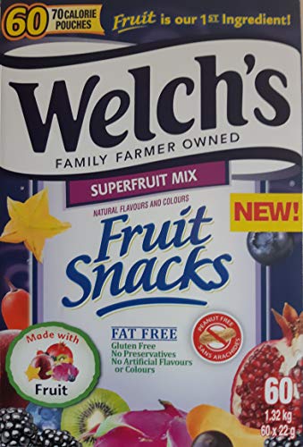 Welch's Superfruit Mix - 60 (70 Calories Pouches)