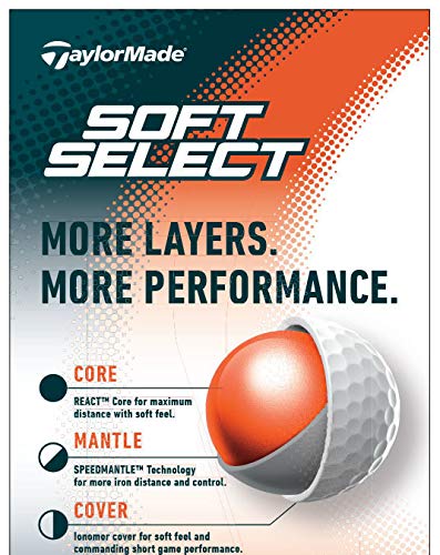 2021 - Taylormade Soft Select Golf Balls - 24 Golf Balls - New Edition