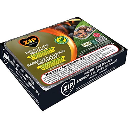 2 X Instant Light Disposable Table Top Charcoal Barbecue (2 Total Units)