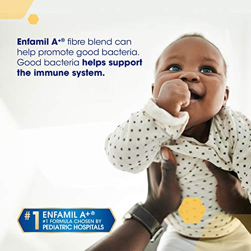 Enfamil A+, Baby Formula, Powder Tub, DHA (a type of Omega-3 fat) to help support brain development, Age 0-12 months, 663g, Pack of 6