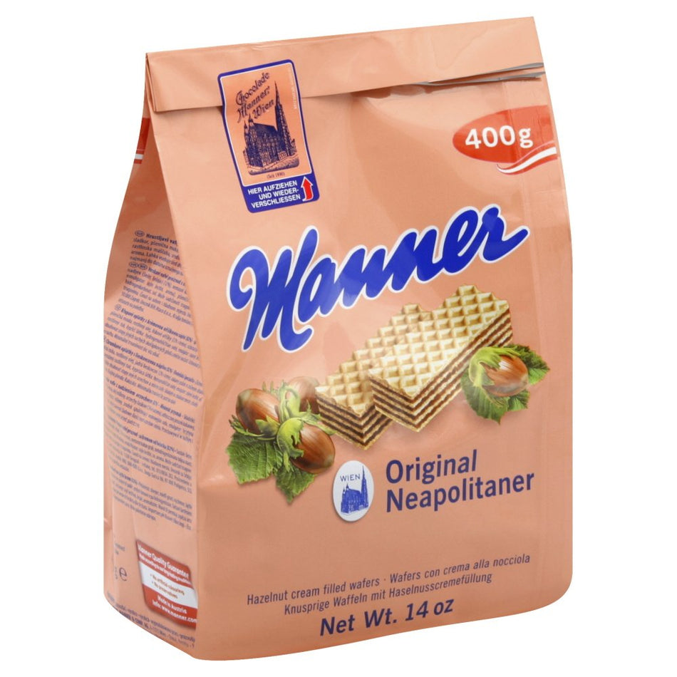 MANNER WAFER BAG HZLNUT CRM, 400 g