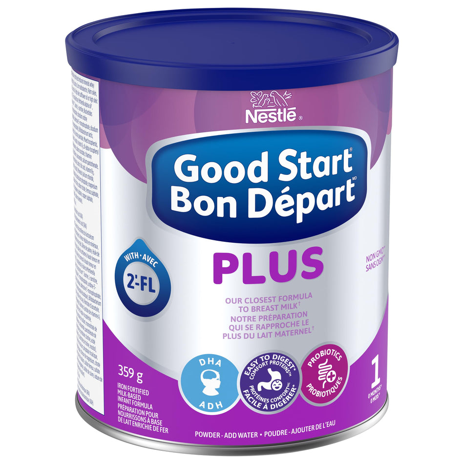 GOOD START PLUS 1 Powder Baby Formula, Easy to Digest, Contains DHA For Brain & Eye Development, Probiotics and 2'-FL, 359g