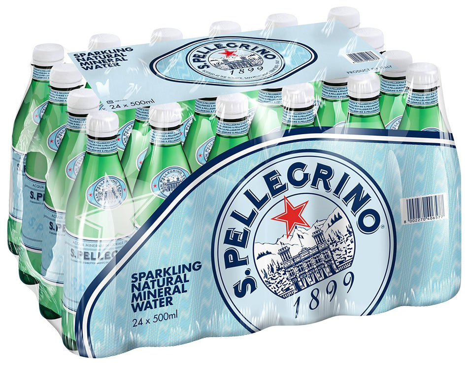 Sanpellegrino (San Pellegrino) Natural Mineral Water (fine Carbonate) 500mlX24 This [Parallel Import Goods]
