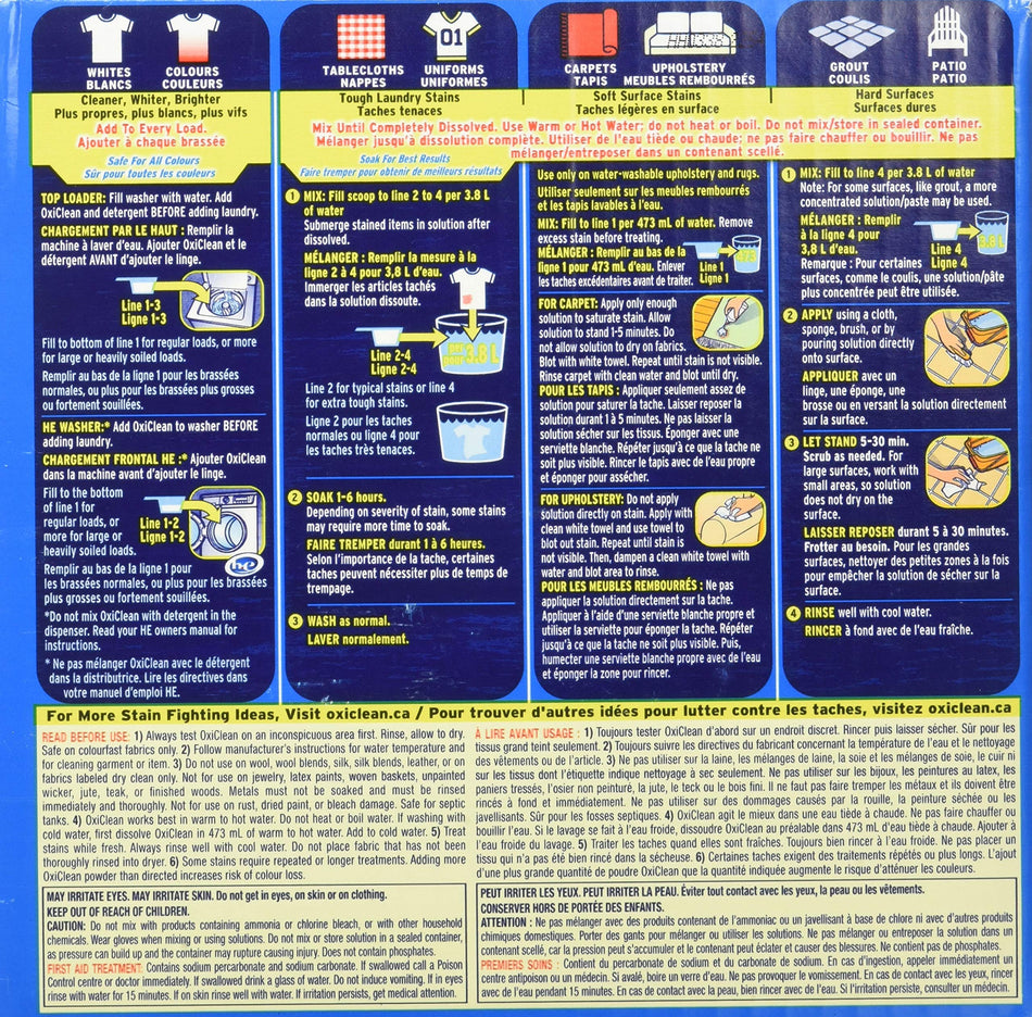 OxiClean Versatile Stain Remover, 275 Loads